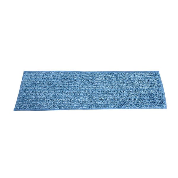 Renown 18" Blue Microfiber Flat Mop Pad, Package Of 3