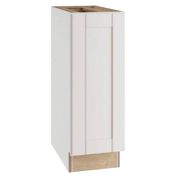 Mill'S Pride Richmond Shaker Ready To Assemble Kitchen Cabinet, Verona White, 9"X34.5"X24"