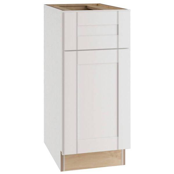 Mill'S Pride Richmond Shaker Ready To Assemble Kitchen Cabinet, Verona White, 18"X34.5"X24"