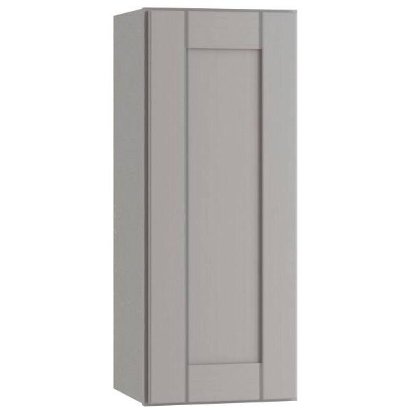 Mill'S Pride Richmond Shaker Ready To Assemble Wall Cabinet Single, Vesuvius Gray, 15"X30"X12"