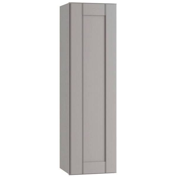 Mill'S Pride Richmond Shaker Ready To Assemble Wall Cabinet, Single, Vesuvius Gray, 9"X42"X12"