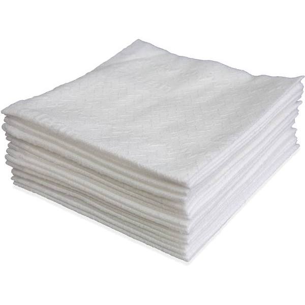 White Polyester/Polypropylene All-Purpose Cleaning Cloth, 9 Lb., Case Of 500