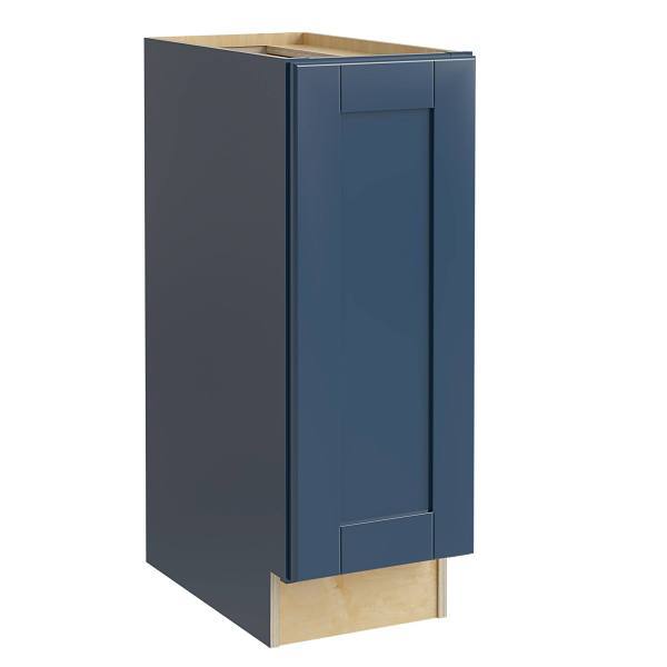 Mill'S Pride Richmond Shaker Ready To Assemble Kitchen Cabinet, Valencia Blue, 9"X34.5"X24"
