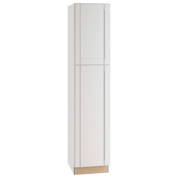 Mill'S Pride Richmond Shaker Ready To Assemble Pantry Cabinet, Verona White, 18"X84"X24"