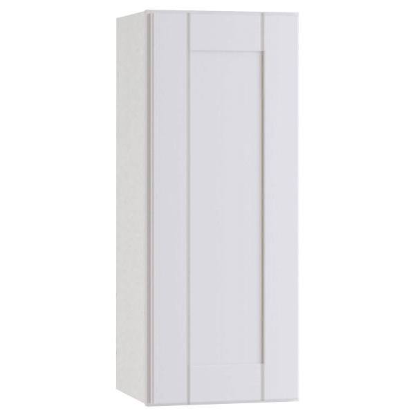 Mill'S Pride Richmond Shaker Ready To Assemble Wall Cabinet, Single, Verona White, 9"X36"X12"