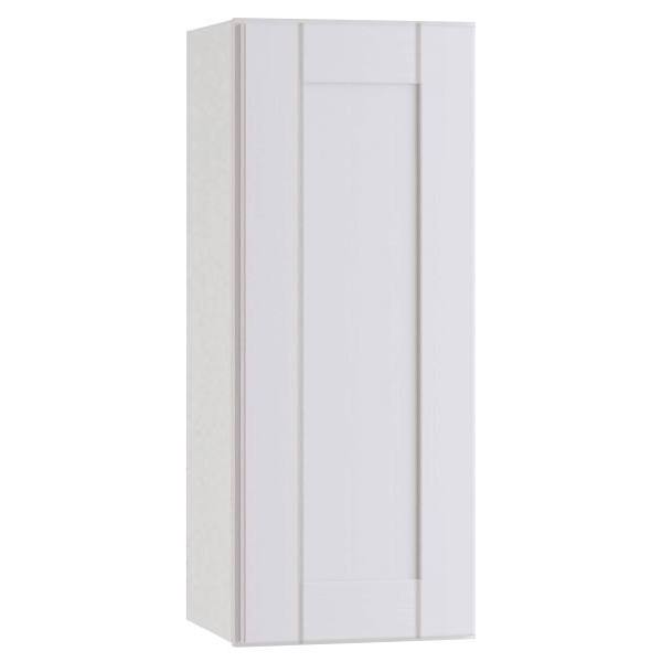 Mill'S Pride Richmond Shaker Ready To Assemble Wall Cabinet, Single, Verona White, 15"X30"X12"