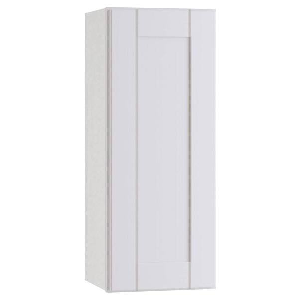 Mill'S Pride Richmond Shaker Ready To Assemble Wall Cabinet, Single, Verona White, 15"X36"X12"