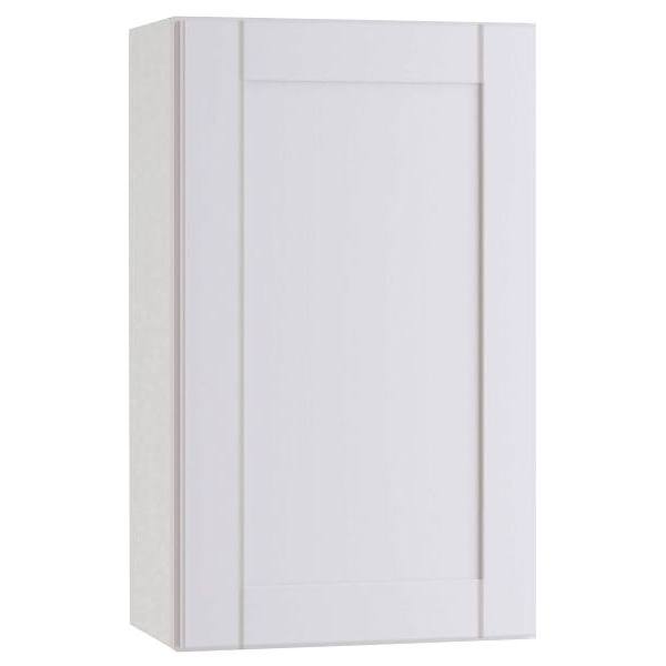 Mill'S Pride Richmond Shaker Ready To Assemble Wall Cabinet, Single, Verona White, 18"X30"X12"