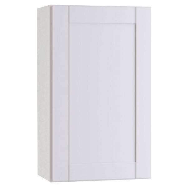 Mill'S Pride Richmond Shaker Ready To Assemble Wall Cabinet, Single, Verona White, 21"X30"X12"