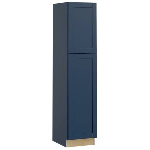 Mill'S Pride Richmond Shaker Ready To Assemble Pantry Cabinet, Valencia Blue, 18"X84"X24"