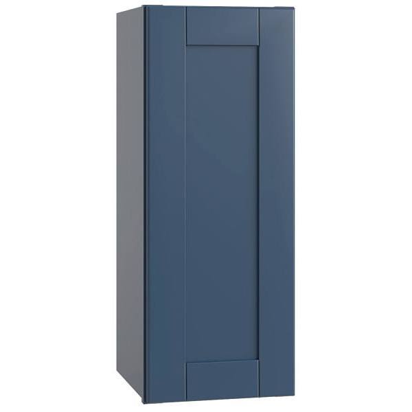 Mill'S Pride Richmond Shaker Ready To Assemble Wall Cabinet, Single, Valencia Blue, 9"X36"X12"