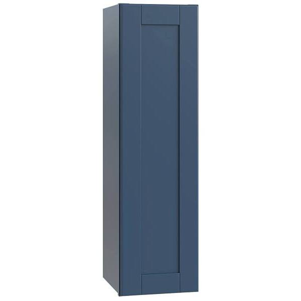 Mill'S Pride Richmond Shaker Ready To Assemble Wall Cabinet Single, Valencia Blue, 12"X36"X12"