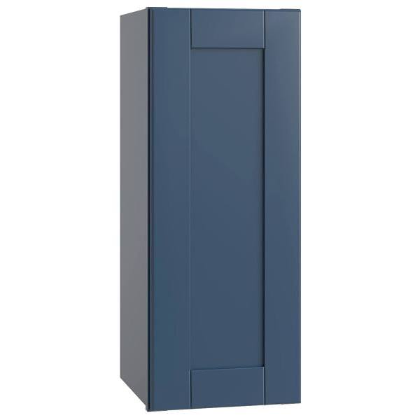 Mill'S Pride Richmond Shaker Ready To Assemble Wall Cabinet Single, Valencia Blue, 15"X30"X12"