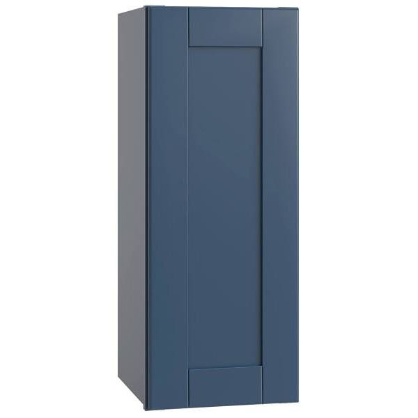 Mill'S Pride Richmond Shaker Ready To Assemble Wall Cabinet Single, Valencia Blue, 15"X36"X12"