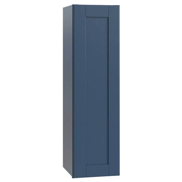 Mill'S Pride Richmond Shaker Ready To Assemble Wall Cabinet Single, Valencia Blue, 15"X42"X12"