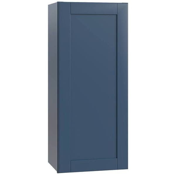 Mill'S Pride Richmond Shaker Ready To Assemble Wall Cabinet Single, Valencia Blue, 18"X42"X12"