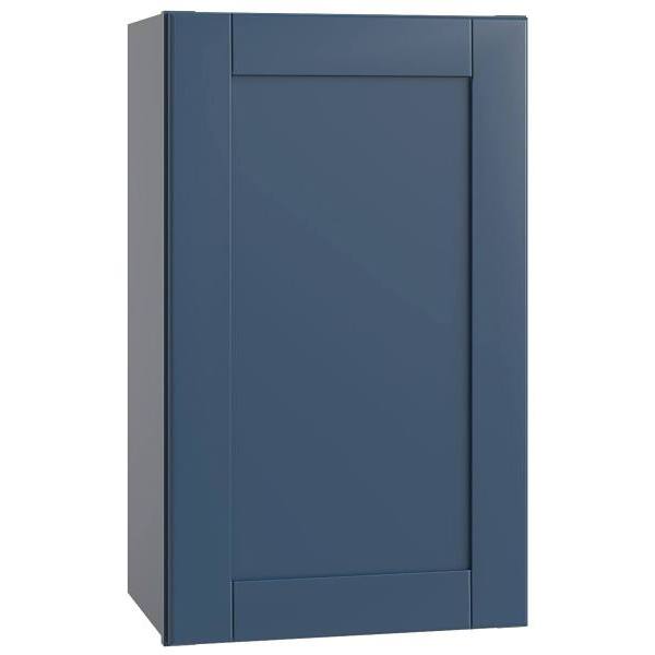 Mill'S Pride Richmond Shaker Ready To Assemble Wall Cabinet Single, Valencia Blue, 21"X30"X12"