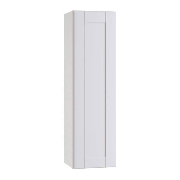 Mill'S Pride Richmond Shaker Ready To Assemble Wall Cabinet, Single, Verona White, 9"X42"X12"