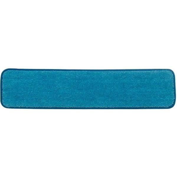 Rubbermaid Commercial HYGEN 24 In. Microfiber Flat Wet Mop Pad, Blue