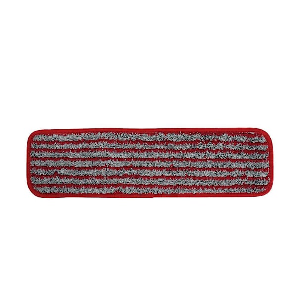 Renown 18 In. Red Scrubbing Microfiber Flat Mop Pad, Package Of 3