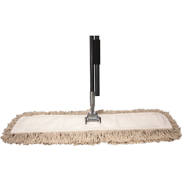 Renown Cut End Dust Mop Kit, Click-N-Go, 36 In., Natural