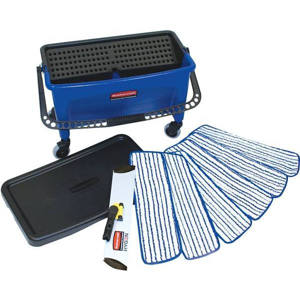 Rubbermaid Commercial 18" Microfiber Felt Mop Kit