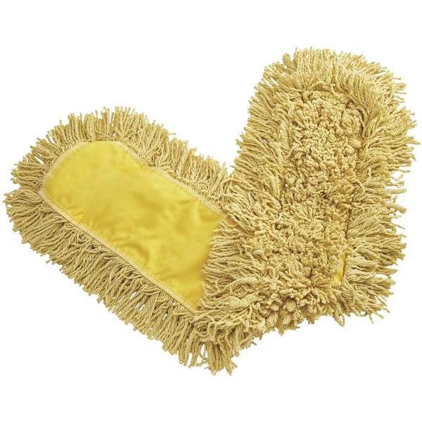 Rubbermaid Commercial Trapper Blend Dust Mop Head, 36 In., Yellow