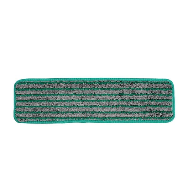 Renown 18 In. Green Scrubbing Microfiber Flat Mop Pad, Package Of 3