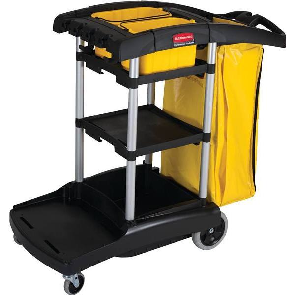 Rubbermaid Commercial High-Capacity Janitor Cleaning Cart