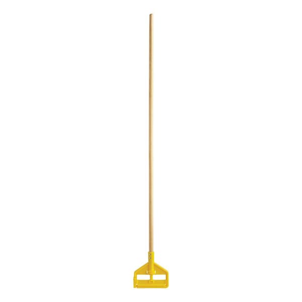 Rubbermaid Commercial Invader Slide-On Wet Mop Handle, 60 In, Hardwood