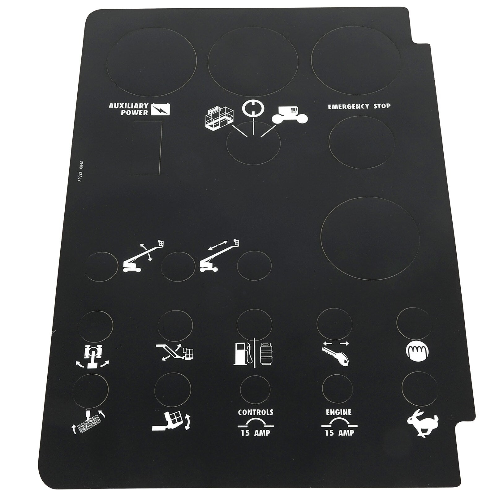 Genie Part # 32992GT – Decal, Ground Control Panel