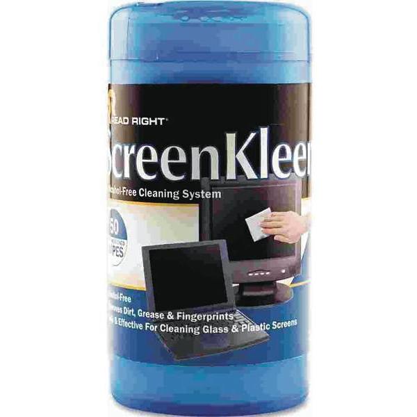 Advantus 5-1/4 In. X 5-3/4 In. Screenkleen Monitor Screen Wet Wipes Cloth