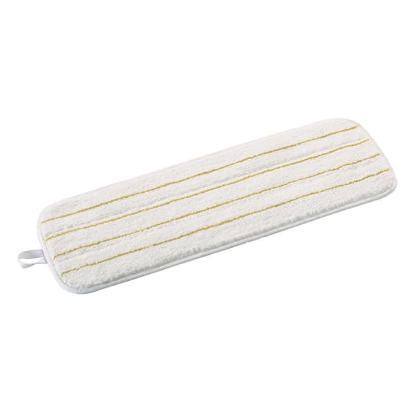 3M Easy Shine 18 In. White Striped Flat Wet Mop Pad, Case of 10