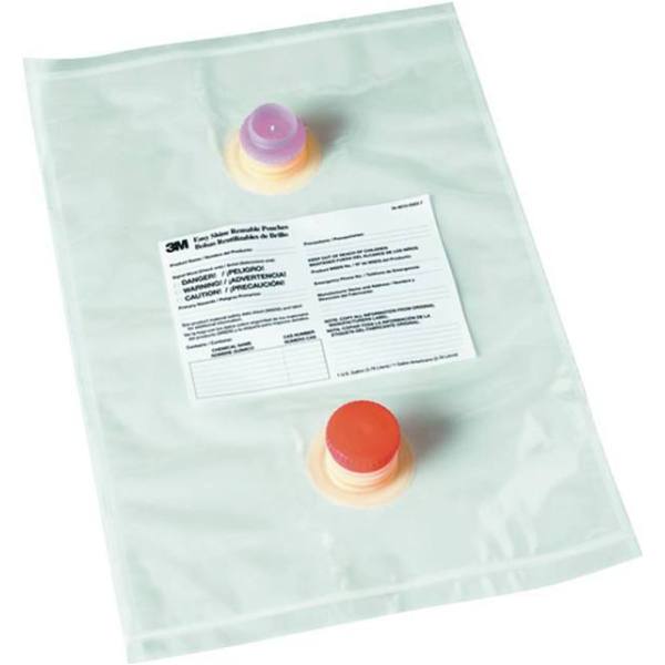 3M Easy Shine Reusable Pouches, Case Of 5