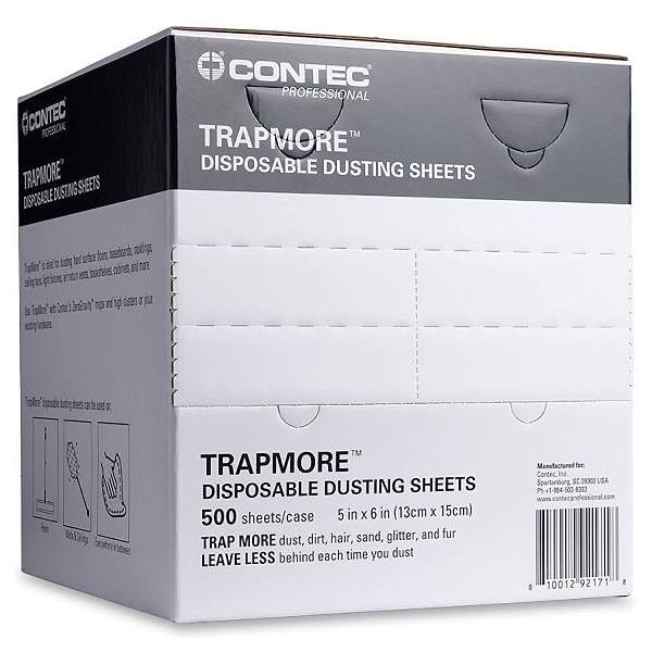 Contec Trapmore™ Disposable Dusting Sheets 5" X 6" Case Of 500