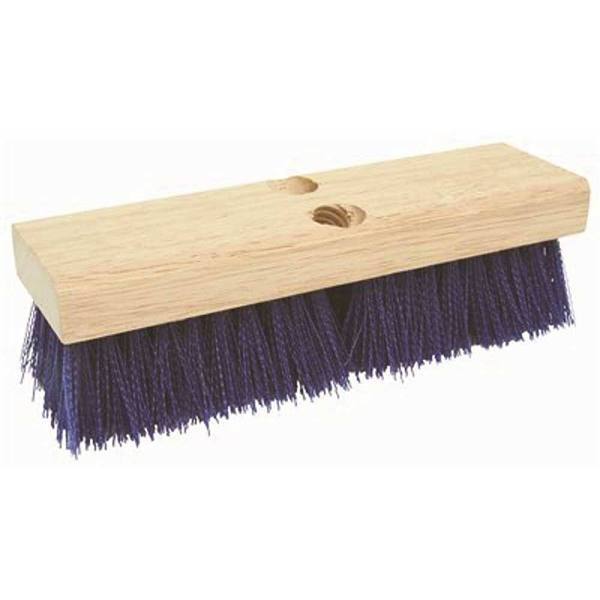 Renown Deck Scrub Brush, 10", Blue