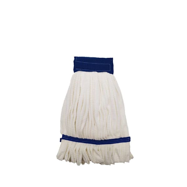 Renown Microfiber Tube Mop Head With Canvas Headband Medium (White)