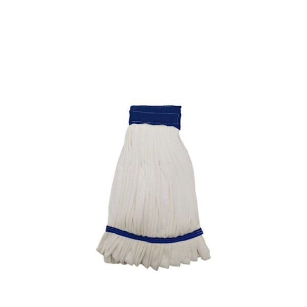Renown Microfiber Tube Mop Head With Canvas Headband Large (White)