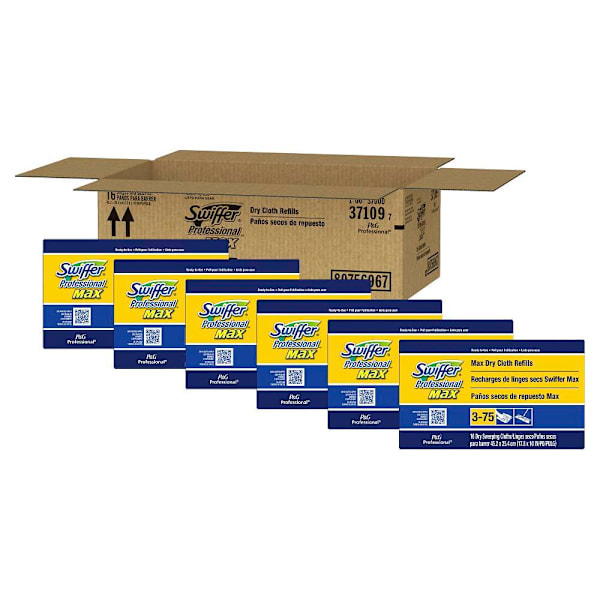 Swiffer Max Sweeper Disposable Refill Cloths, Case Of 96