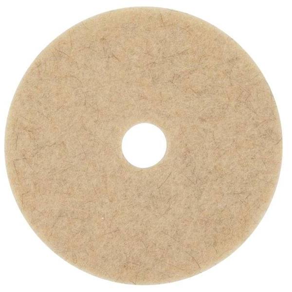 3M 20" Natural Blend Tan Buffing Floor Pad, Case Of 5