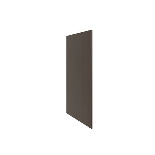 CNC Cabinetry Luxor Wall End Skin, 0.25"W X 42"H X 11.25"D, Shaker Espresso