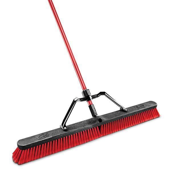 Libman 36" Multi-Surface Push Broom Set With Brace And Handle Case Of 3
