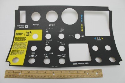 Genie Part # 35583GT – Decal, Platform Control Panel