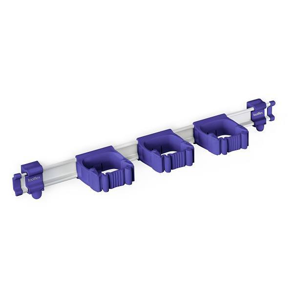 Toolflex One 21" Tool Organizer With 3 Universal Holders Purple