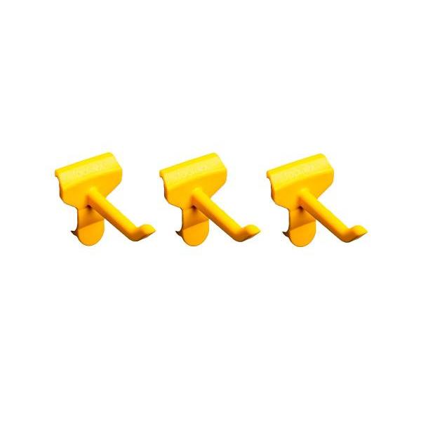 Toolflex One Universal Hook Requires Rail Yellow Package Of 3