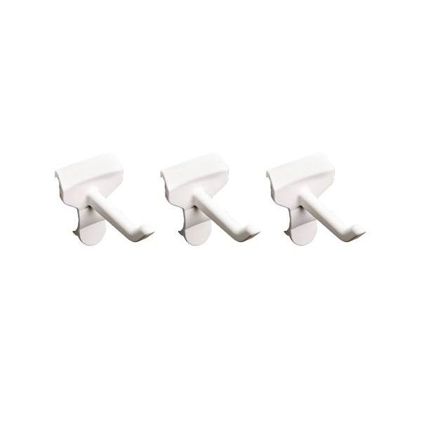 Toolflex One Universal Hook Requires Rail White Package Of 3