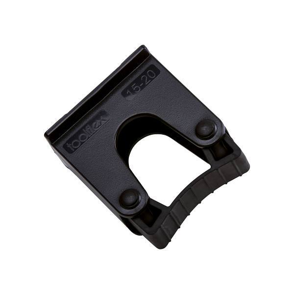 Toolflex Original Small Tool Holder Mounts To Wall Or 20-36" Rail Black Package Of 2
