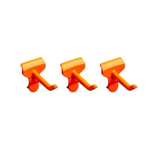 Toolflex One Universal Hook Requires Rail Orange Package Of 3