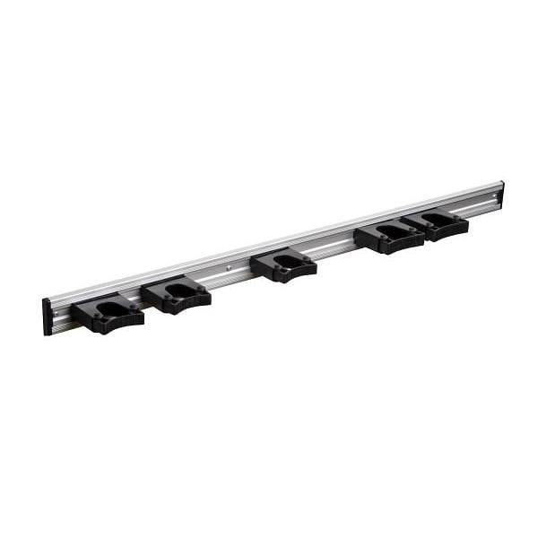 Toolflex Original 36" Wall-Mounted Tool Organizer-5 Adjustable Holders Black