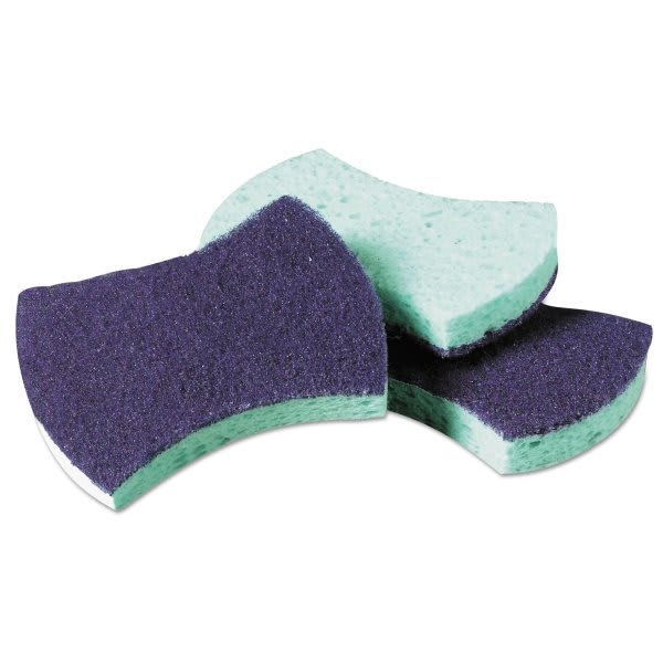 Scotch-Brite Power Sponge #3000, 2 4/5 X 4 1/2, Blue/Teal, Carton Of 20